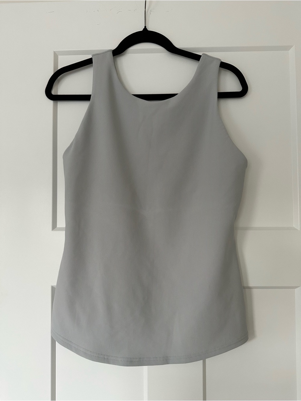 Women’s 32 Degrees Cool Light Gray Ribbed Tank Top